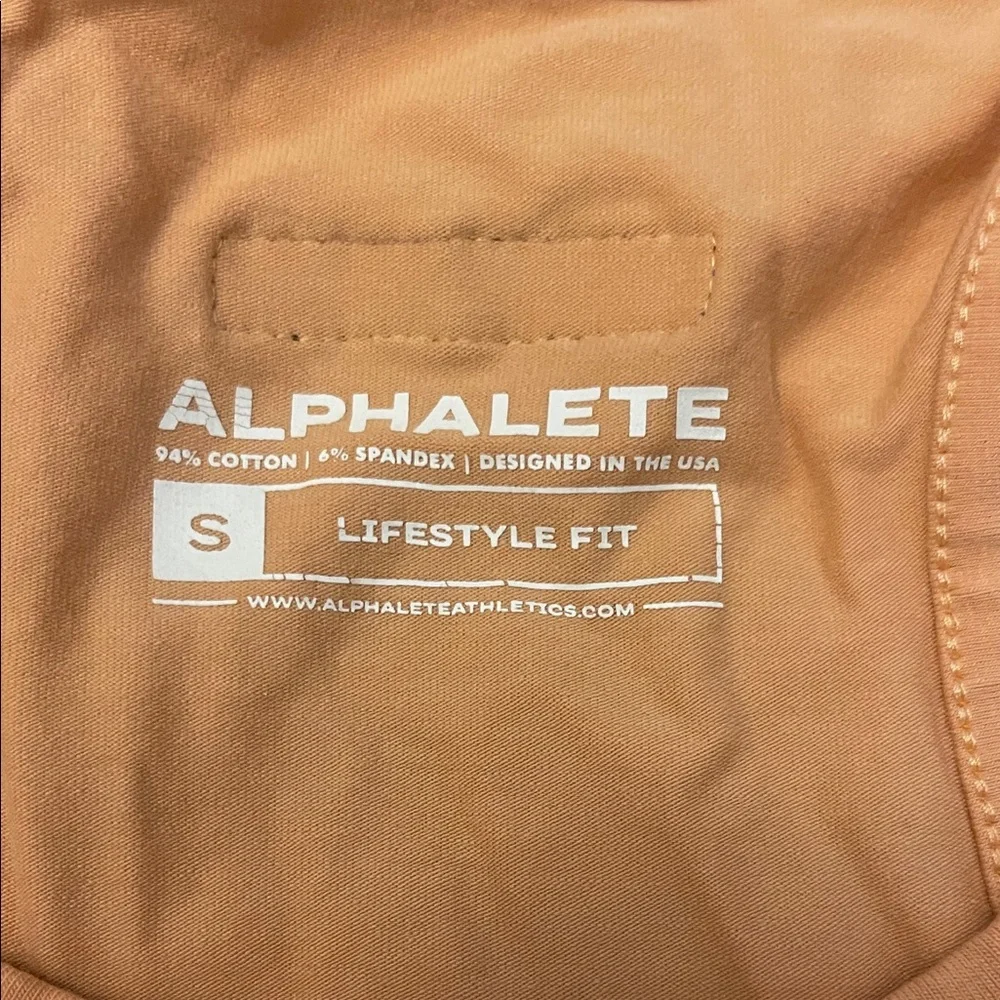Alphalete Peach Racerback Tank - Picture 2 of 3